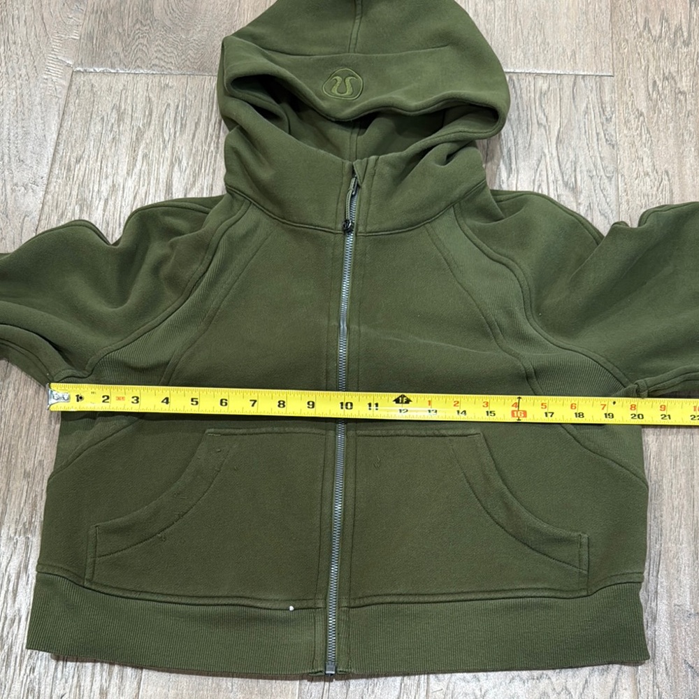 Lululemon Scuba Oversized Full-Zip Hoodie Ether Green Size XS/S - Picture 9 of 16